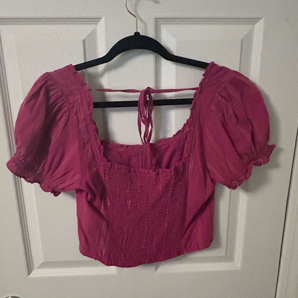 Free People Serotonin Top Raspberry small - Picture 4 of 6